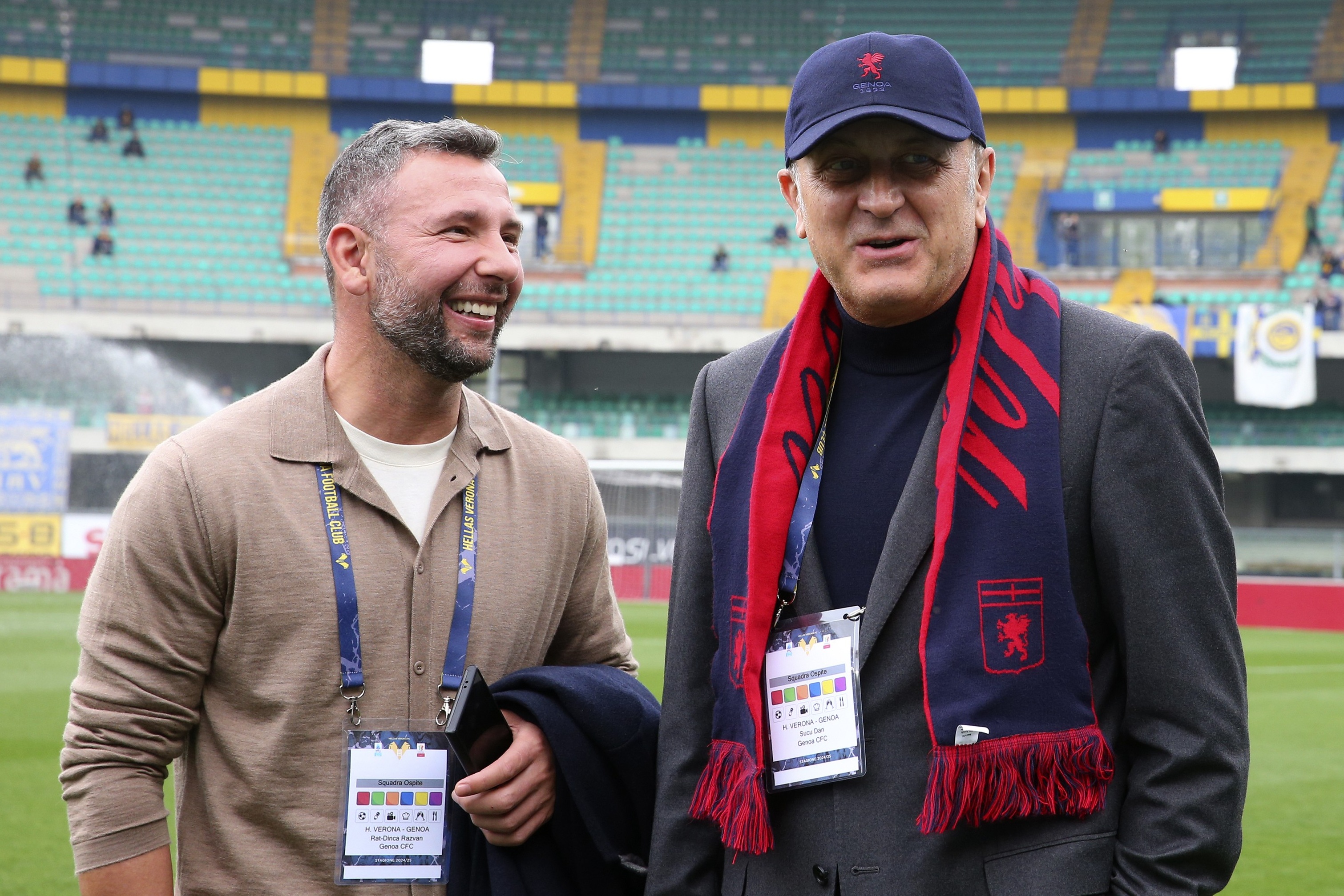L-a chemat la negocieri! Dan Șucu, pe cale să pună un antrenor cu nume uriaș la Genoa