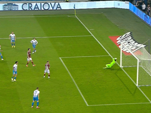 Universitatea Craiova - Rapid 1-1, ACUM, Digi Sport 1. GOOL! Adrian Rus a restabilit egalitatea