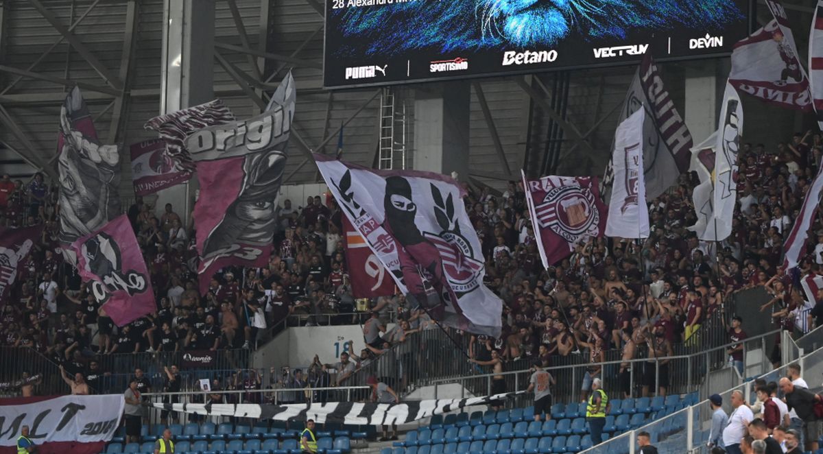 Record pentru giuleșteni! Fanii Rapidului, cea mai mare deplasare din istorie pe noul Oblemenco