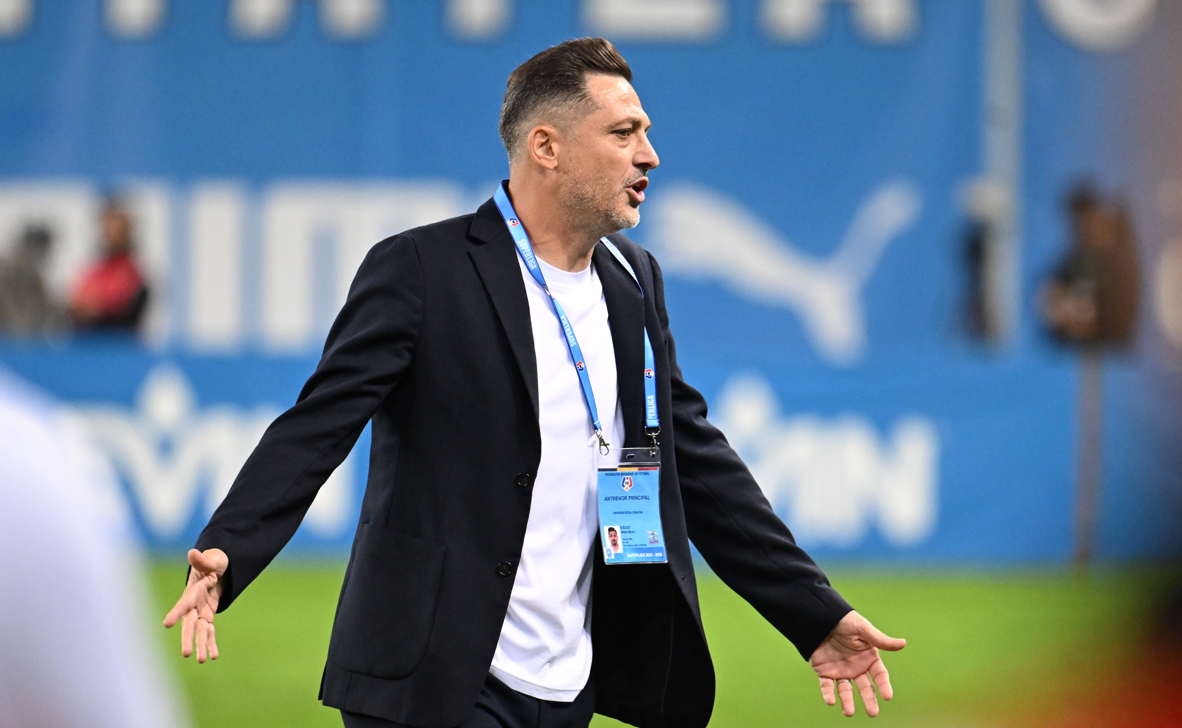 Nu s-a ferit de cuvinte, după ce Mirel Rădoi a oferit scene cum rar se văd la Craiova - Rapid