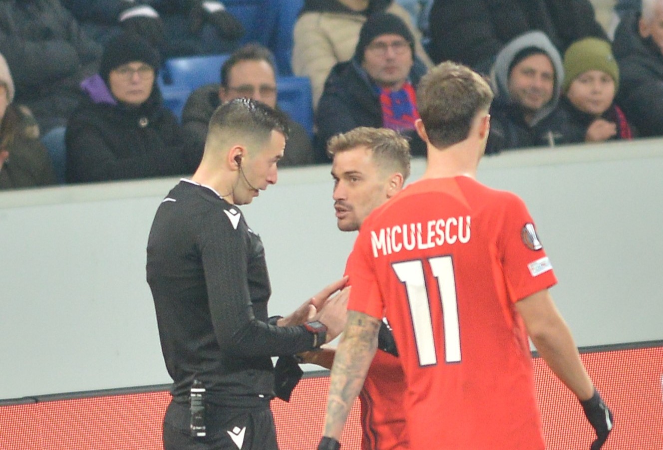 UEFA a decis arbitrul de la Basel - FCSB. Veche cunoștință pentru campioana României