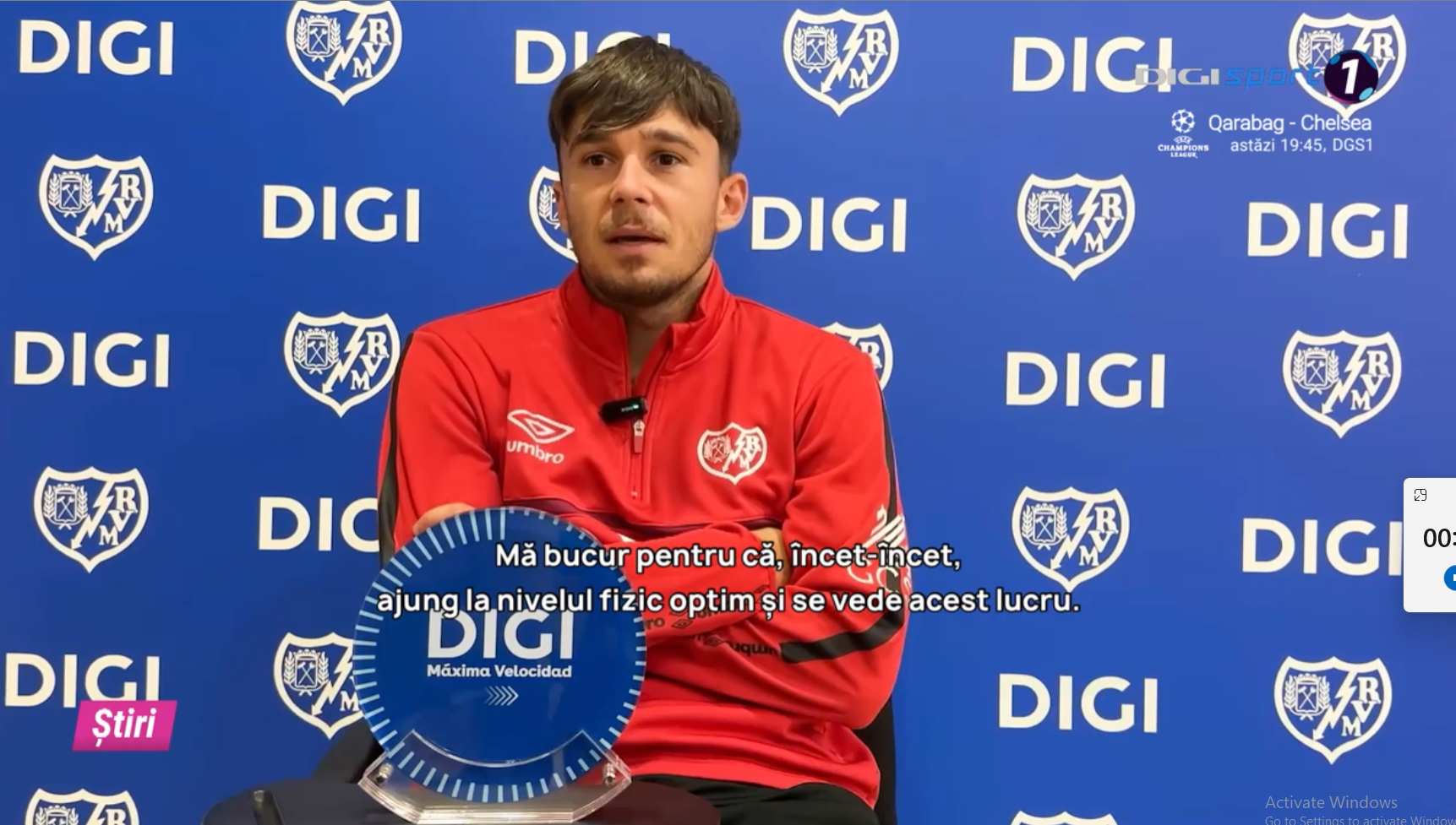 Premiat de DIGI pentru titlul de vitezist al Europei, Andrei Rațiu a reacționat