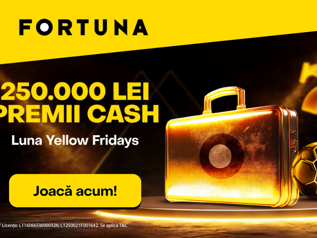 (P) Black Friday e istorie! Premii de 250.000 lei la Yellow Fridays!