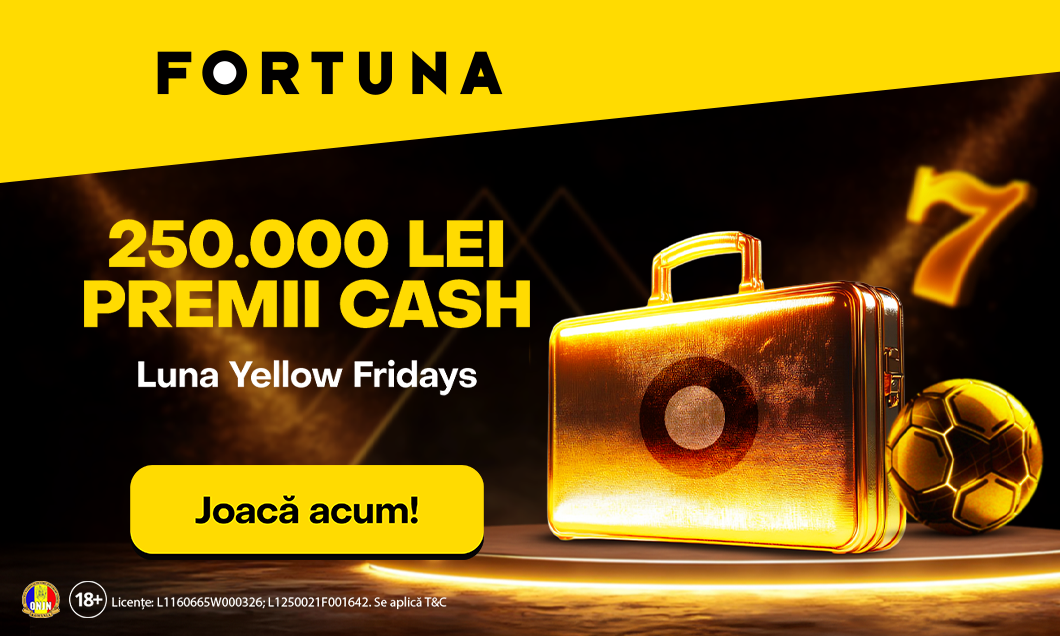 (P) Black Friday e istorie! Premii de 250.000 lei la Yellow Fridays!