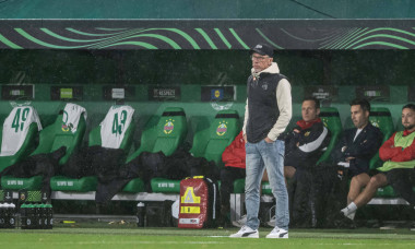 Peter Stoger during Europa Conference league match, SK Rapid Wien - ACF Fiorentina, 23. october 2025, Allianz stadium, W