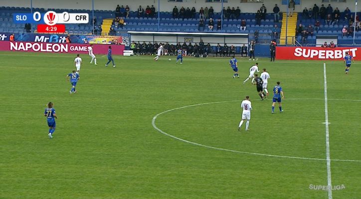 Unirea Slobozia - CFR Cluj 0-1, ACUM, pe Digi Sport 1. Cordea a deschis scorul
