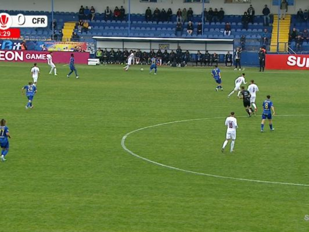 Unirea Slobozia - CFR Cluj 0-1, ACUM, pe Digi Sport 1. Cordea a deschis scorul
