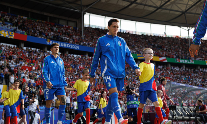 Federico Chiesa seen during UEFA EURO, EM, Europameisterschaft,Fussball 2024 Round of 16 game between national teams of