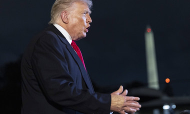 US President Donald J. Trump returns to the White House