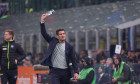 Milan, Italy. 9/11//2025. Cristian Chivu head coach of FC Inter, during FC Internazionale Vs SS Lazio, Serie A, at Giuseppe Meazza Stadium.Credit: Alessio Morgese / Alamy live news