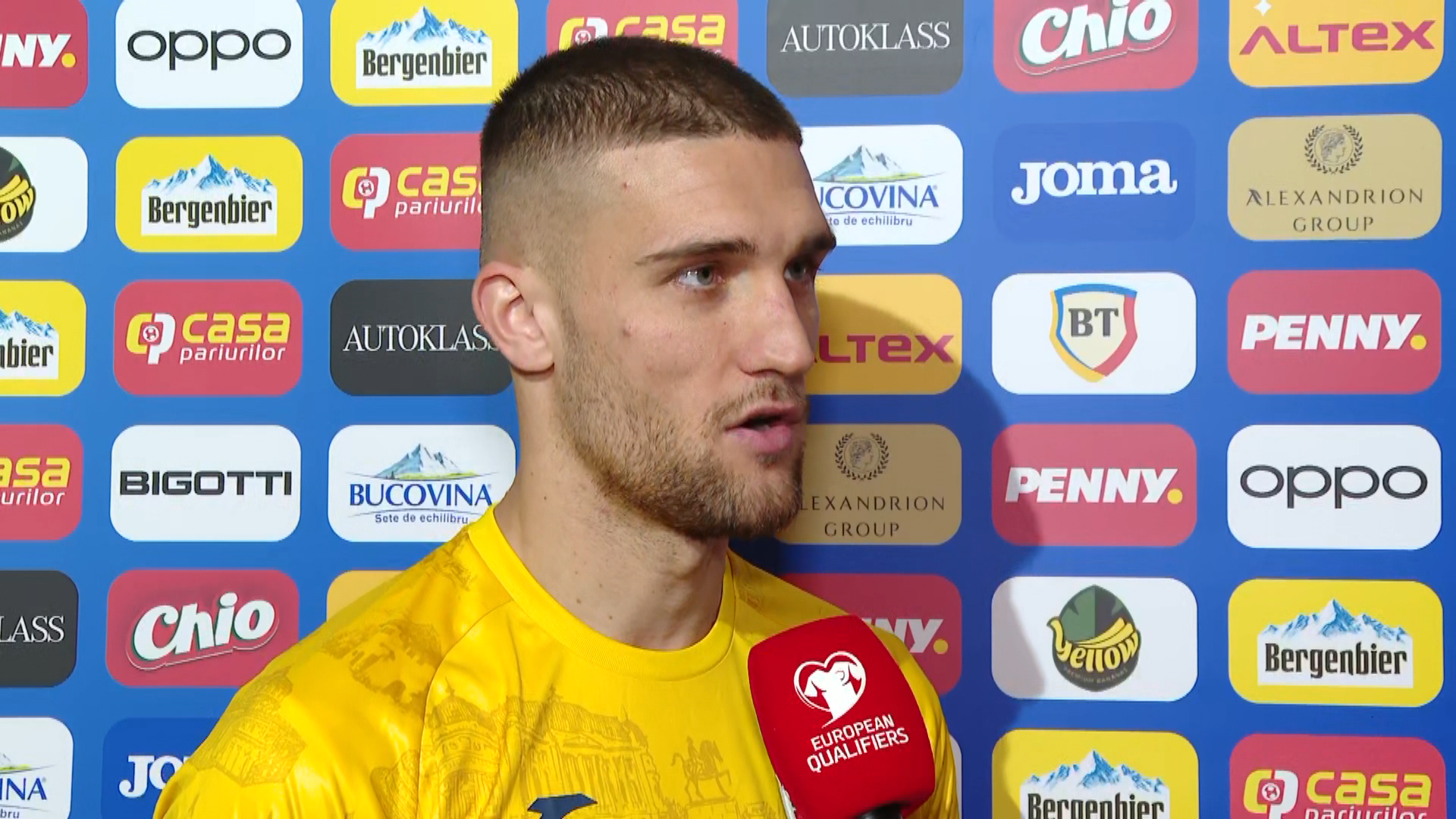 Bîrligea a recunoscut, după Slovacia - România 2-0: "N-am fost așa mult cu gândul la fotbal"