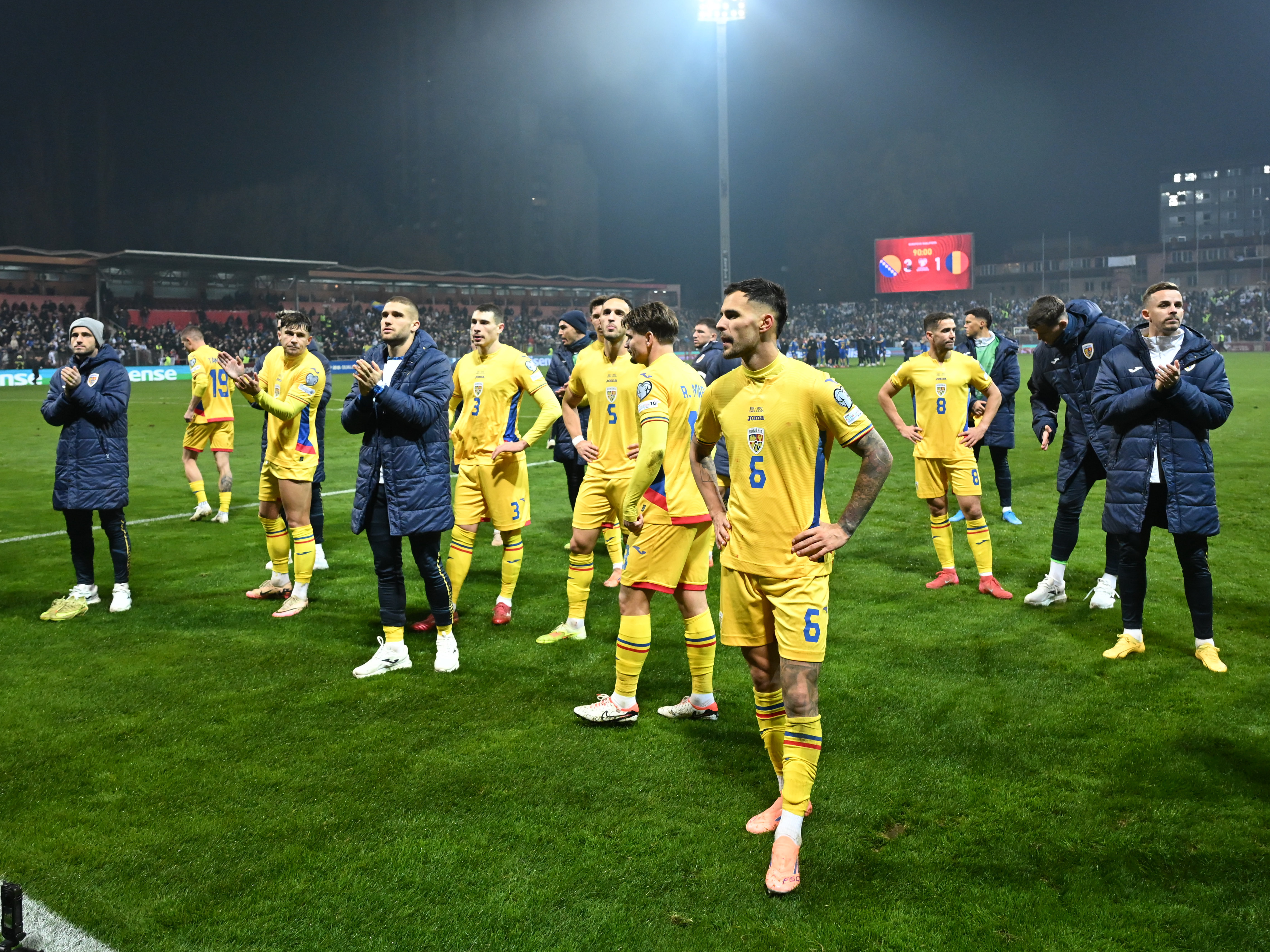 Notele primite de "Tricolori", după Bosnia - România 3-1