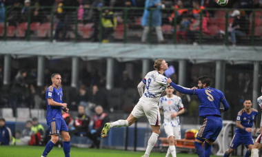 Haaland Erling of Norway lookon during the 2026 FIFA World Cup Qualifying Group I football match between Italy and Norway, on 16 of November 2025 at Giuseppe Meazza San Siro Siro stadium in Milan, Italy