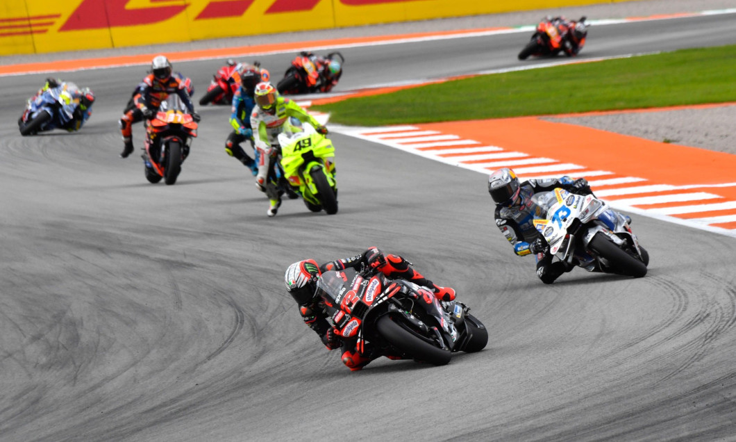 moto gp motul grand prix of the valencian community race winner 72 Marco Bezzecchi Aprilia Eacing during Gran Premio Motul de la Comunitat Valenciana, MotoGP World Championship in Valencia, Spain, November 16 2025