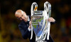 LONDON - Zinedine Zidane with UEFA Champions League trophy, Coupe des clubs Champions Europeans during the UEFA Champions League Final between Borussia Dortmund and Real Madrid at Wembley Stadium on June 1, 2024 in London, United Kingdom. ANP | Hollandse