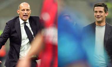 Massimiliano Allegri e Cristian Chivu - Derby di Milano