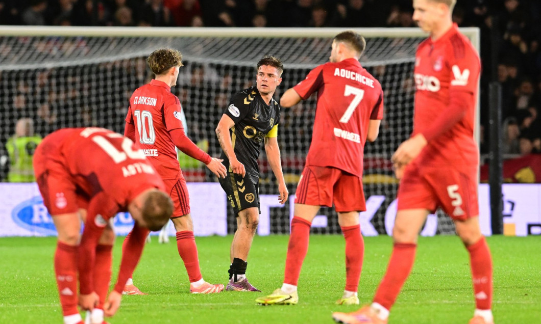 Aberdeen v Heart of Midlothian, William Hill Scottish Premiership, Football, Pittodrie, Aberdeen, Scotland, UK - 23 Nov 2025