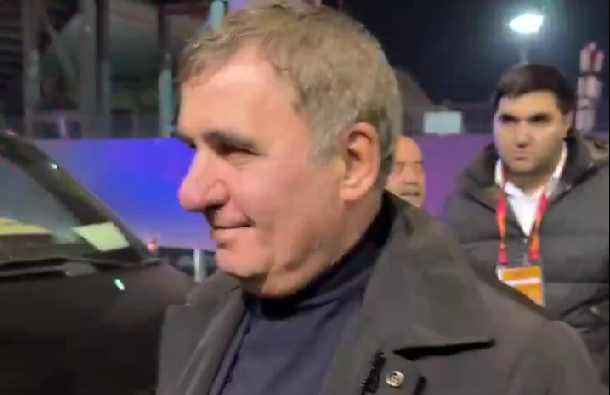 Spectator de lux! Gică Hagi e la un meci de UEFA Champions League