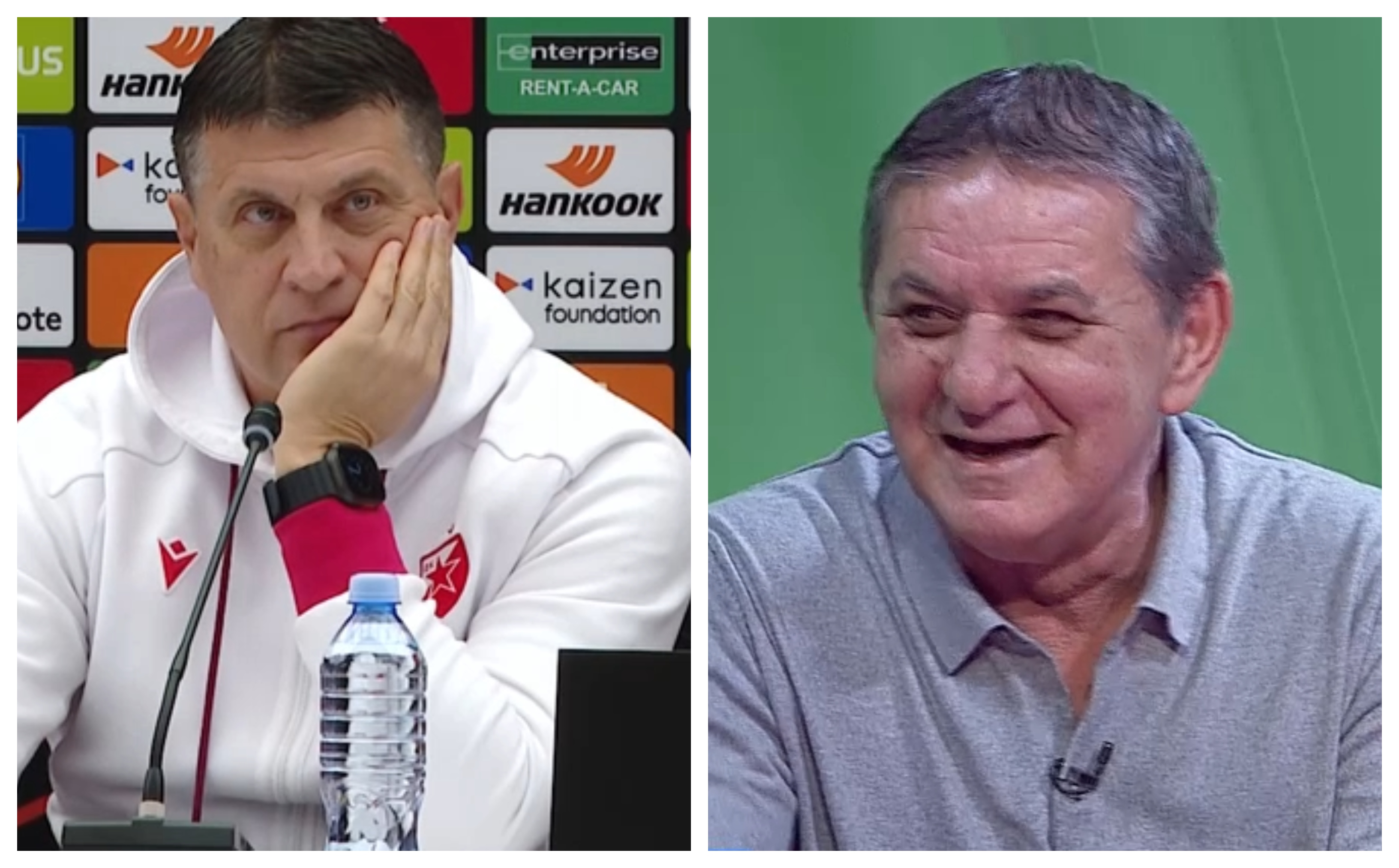 Marius Lăcătuș nu s-a abținut, după ce l-a văzut pe antrenorul de la Steaua Roșie Belgrad la conferință: ”Nu e bine”