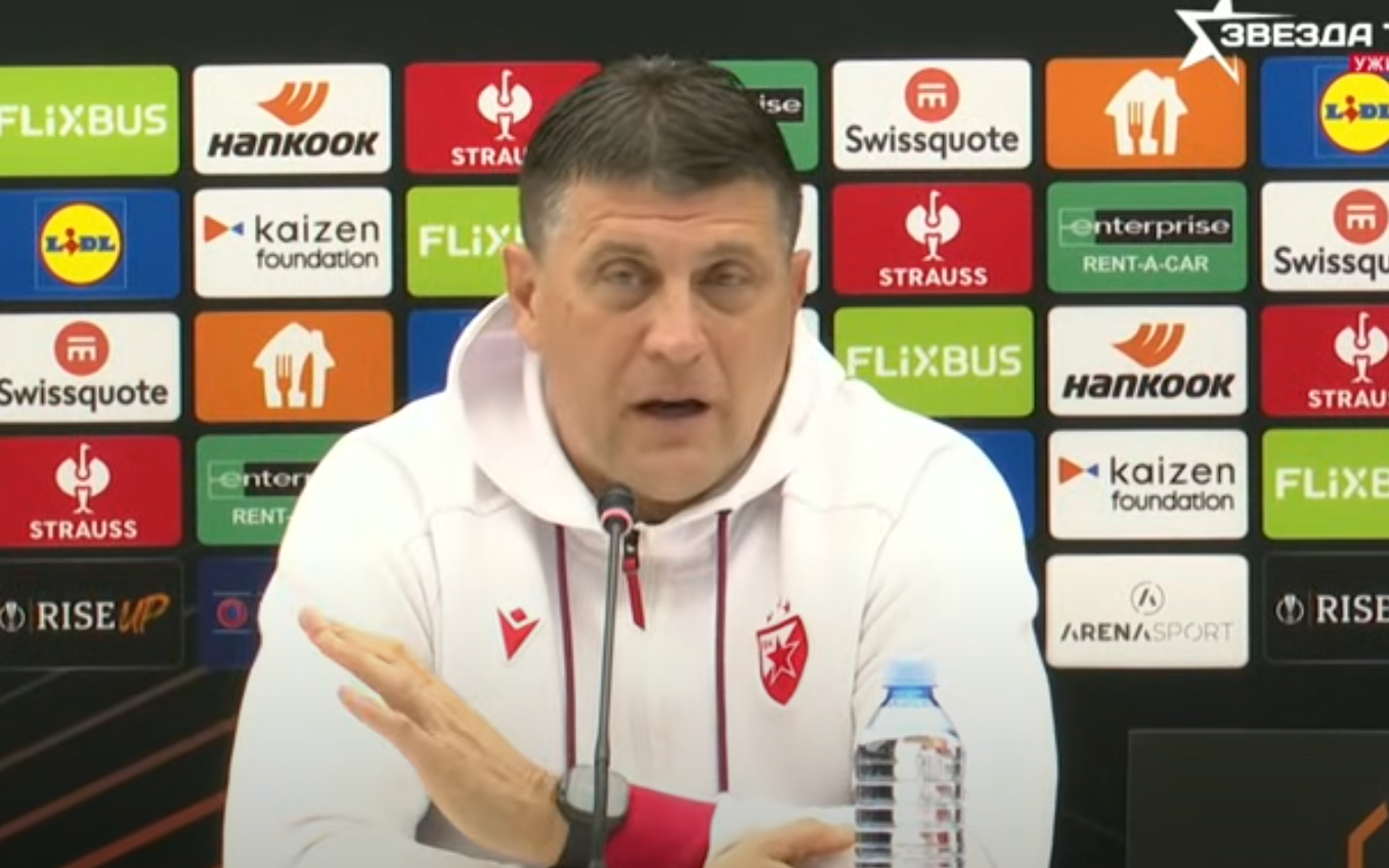 Antrenorul de la Steaua Roșie, în alertă înainte de meciul cu FCSB: ”Nu e cel mai bun moment!”