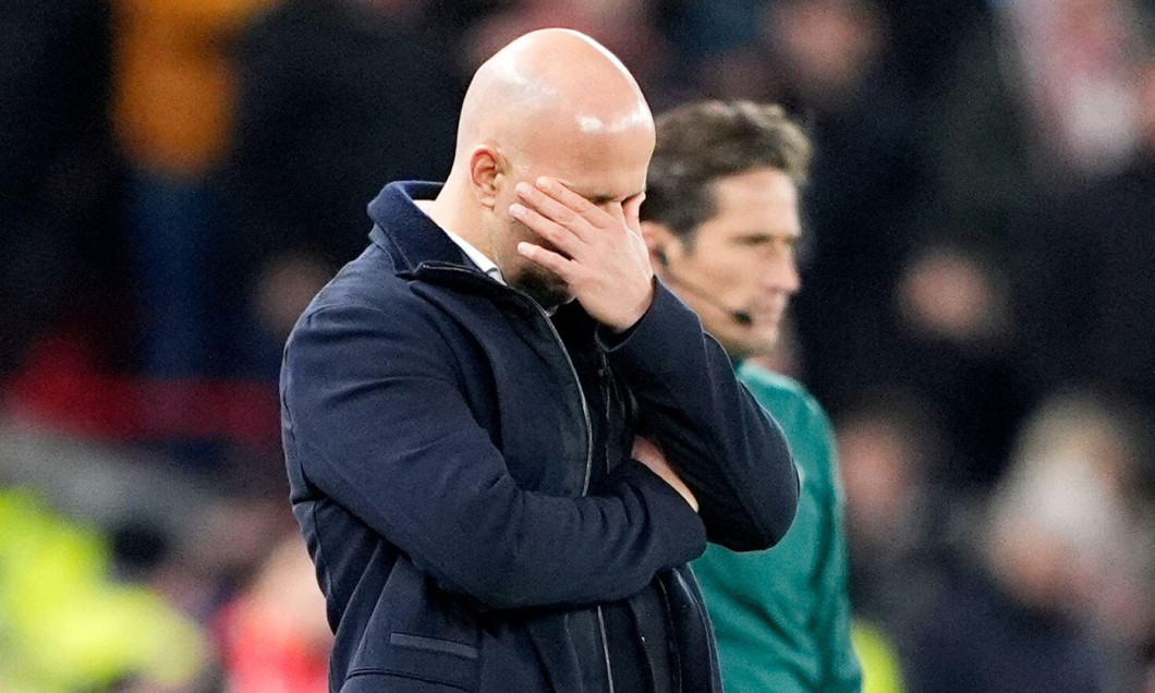 Liverpool manager Arne Slot reacts after the UEFA Champions League, league phase match at Anfield, Liverpool. Picture date: Wednesday November 26, 2025.