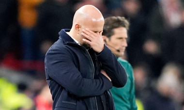 Liverpool manager Arne Slot reacts after the UEFA Champions League, league phase match at Anfield, Liverpool. Picture date: Wednesday November 26, 2025.