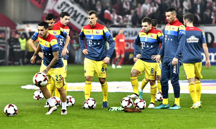 FOTBAL:ROMANIA-POLONIA, PRELIMINARIILE C.M 2018 (11.11.2016)