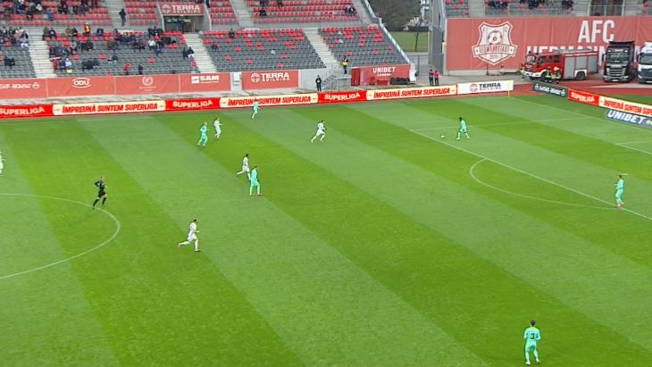 Hermannstadt - UTA Arad 0-0, ACUM, la Digi Sport 1. Gazdele au rămas în 10!