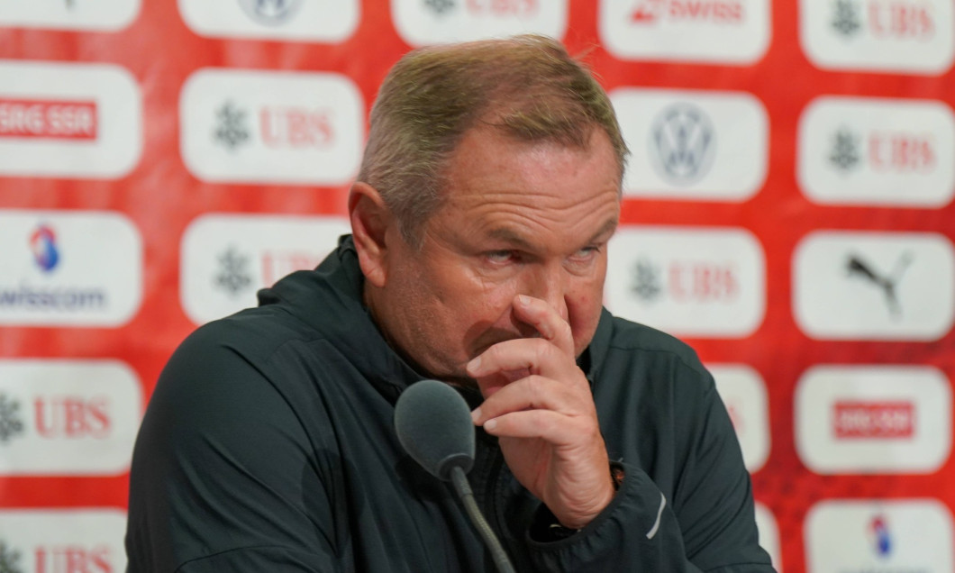 Fussball FIFA WM-Qualifikation Europa 2025/26, Gruppe B - Schweiz vs Slowenien - St. Jakob-Park (Basel): MatjaĂ…Âľ Kek / M