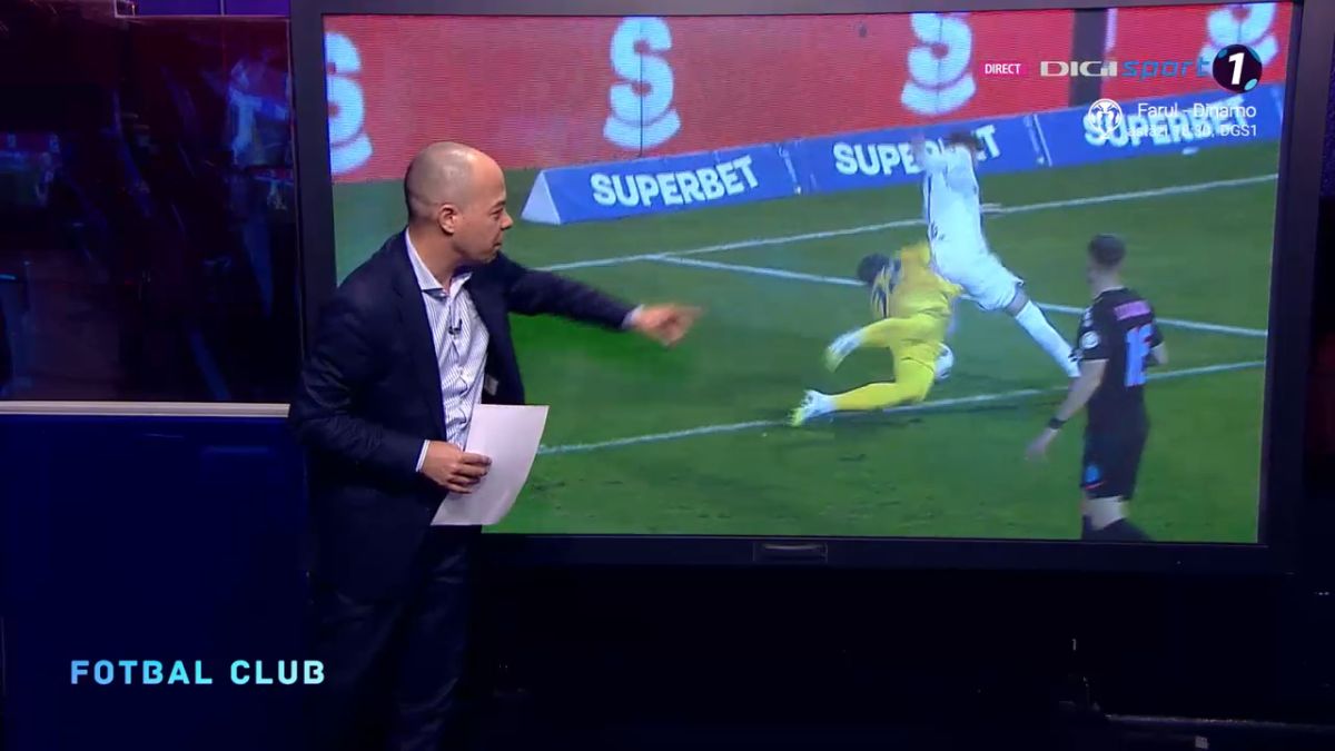 Verdictul lui Marius Avram, la faza penalty-ului primit de Farul cu FCSB: ”Nu e lovit în picior”