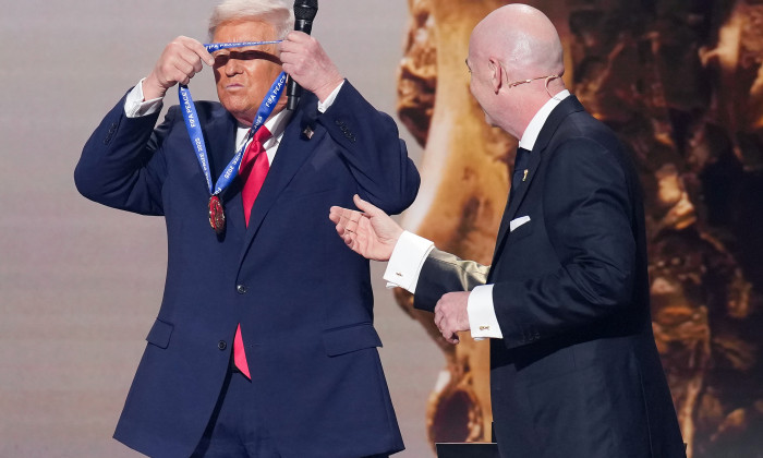 President Trump Attends World Cup Draw At Kennedy Center