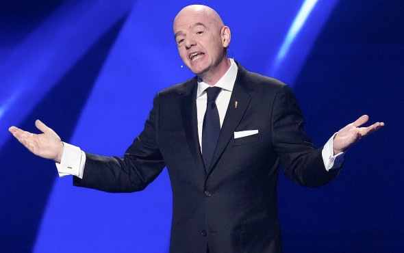 President Trump Attends World Cup Draw At Kennedy Center