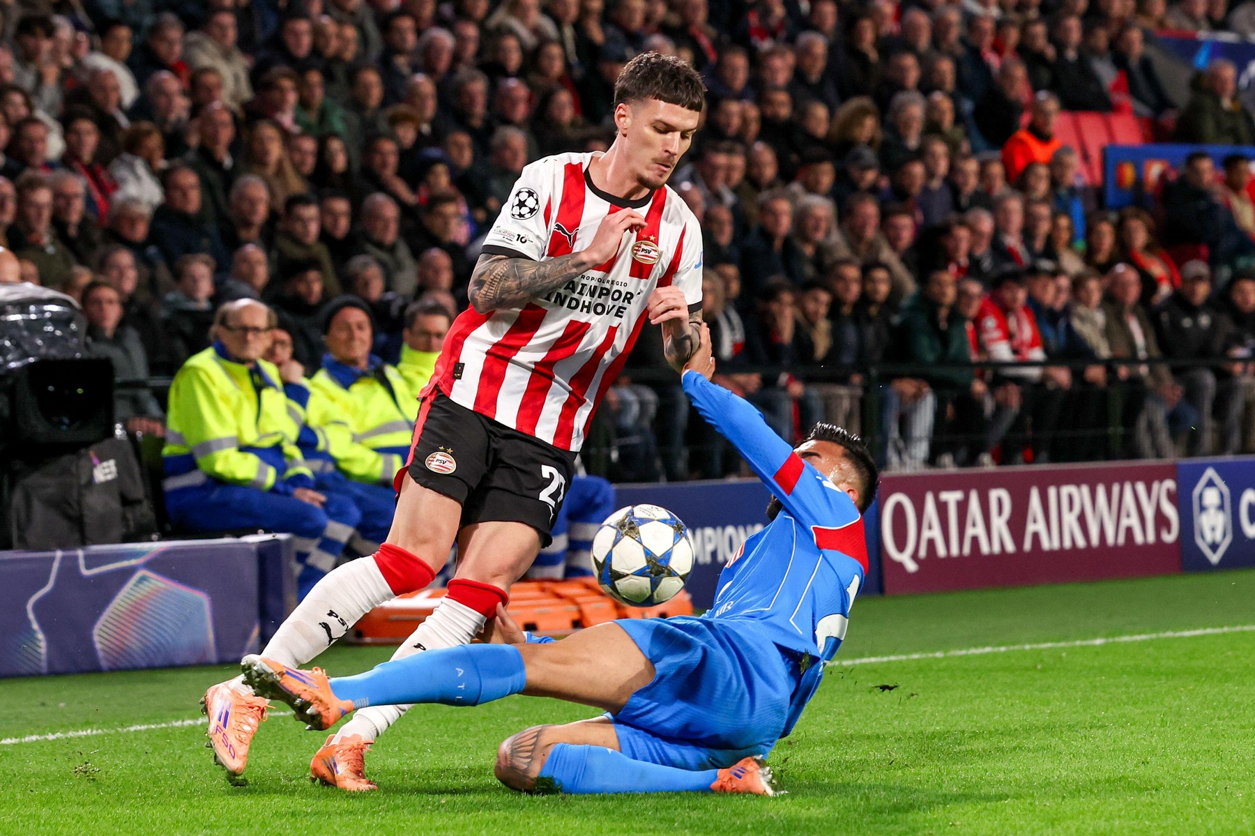 Nota primită de Dennis Man, după ce a jucat în ”nebunia” PSV - Atletico Madrid din UEFA Champions League