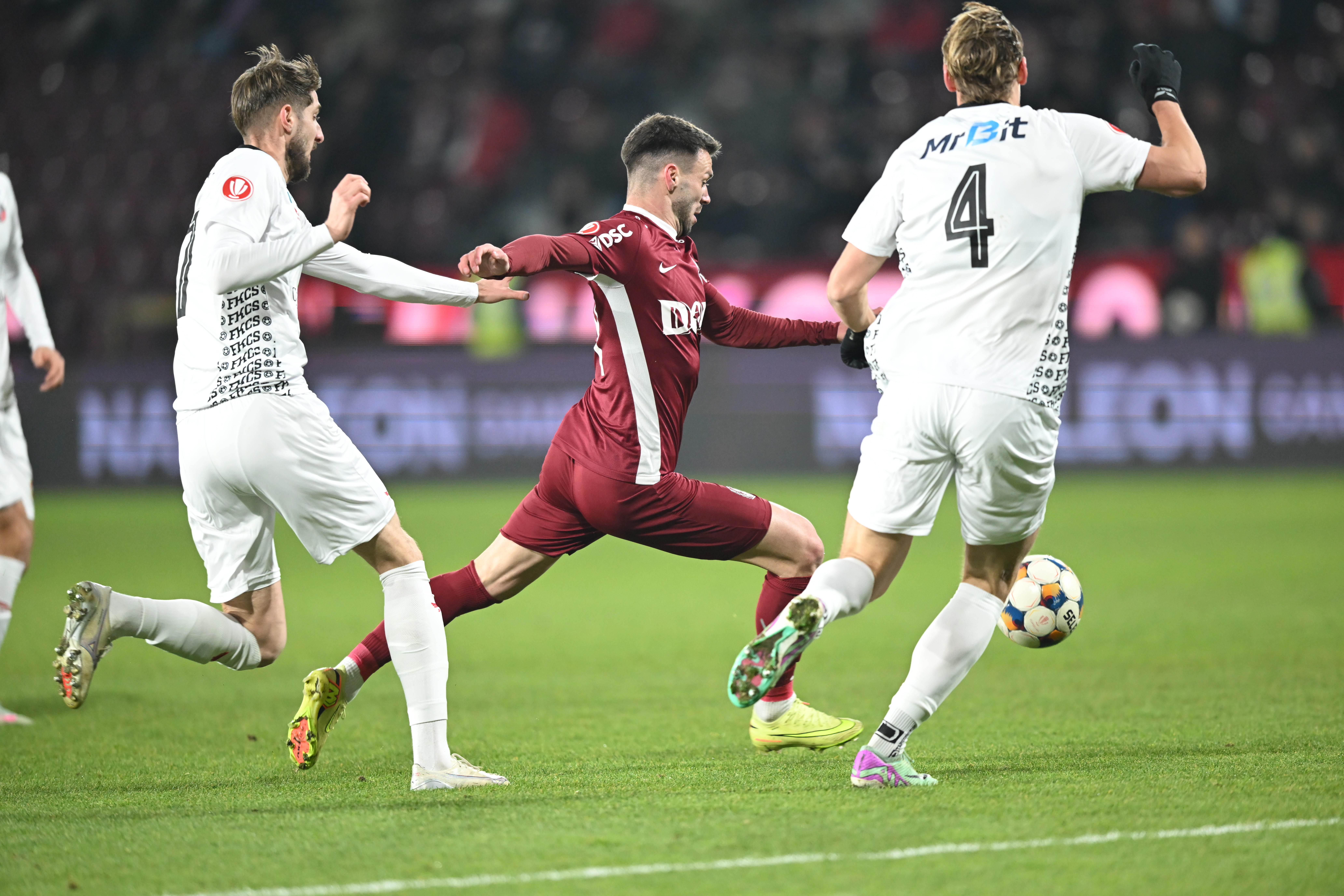 CFR Cluj - Csikszereda 3-1. ”Tripla” lui Andrei Cordea i-a apropiat pe ”Feroviari” de locurile de play-off