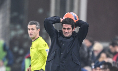 Head Coach Cristian Chivu of Fc Inter react during the Italian Serie A football match between Genoa Cfc and Inter FC Internazionale on December 14, 2025 at Luigi Ferraris stadium (also known as 'Marassi') in Genova, Italy