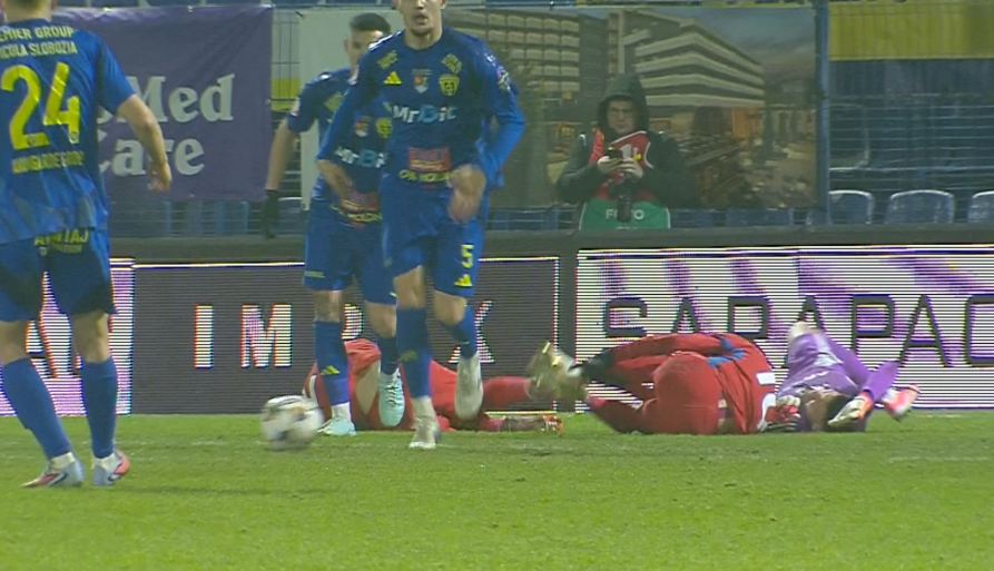 A fost sau nu penalty în Slobozia - FCSB? Olaru și Tănase, căzuți în careu la aceeași fază