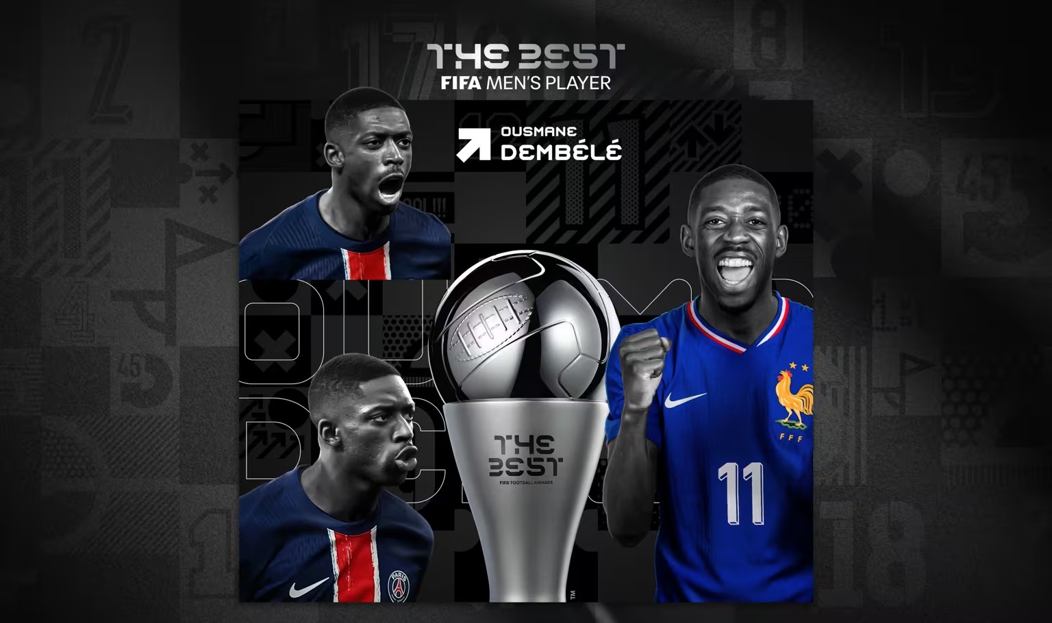 Ousmane Dembele, desemnat cel mai bun fotbalist al anului în gala The Best