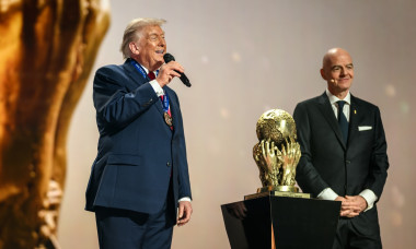 Donald Trump participates in the FIFA World Cup drawing
