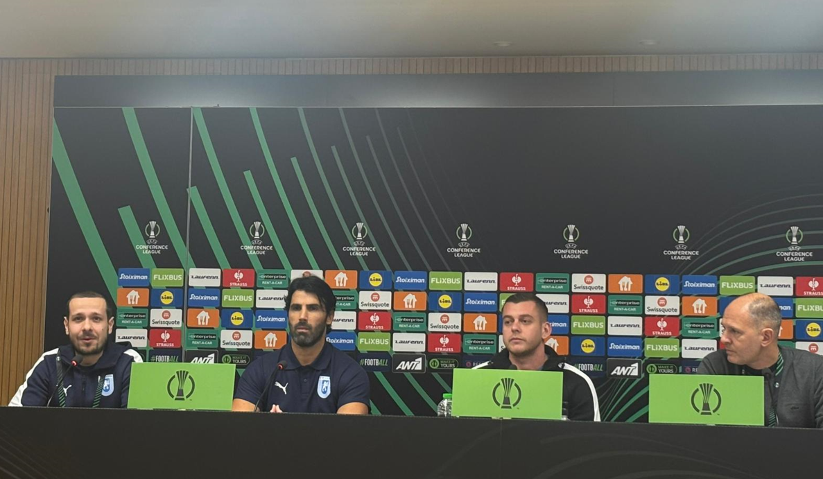 Mesaj în forță la conferința de presă a Craiovei, înainte de meciul cu AEK Atena: ”Nu am venit să facem egal!”