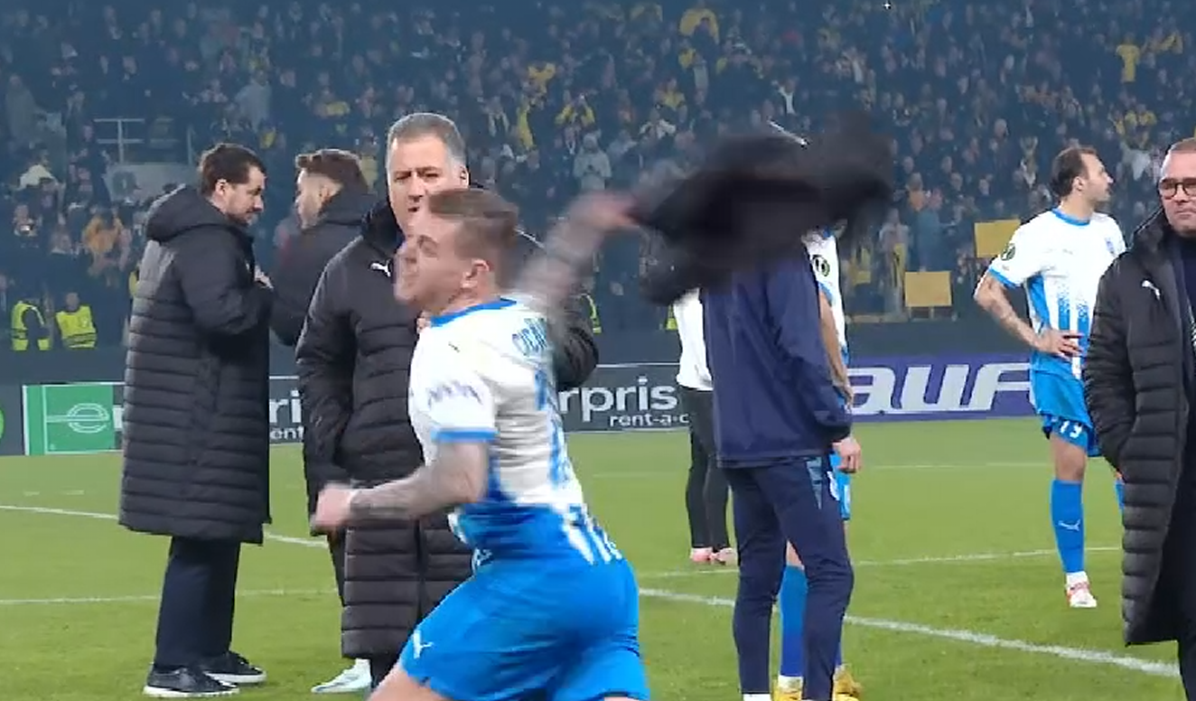 Ilustrație: Moment decisiv în sport - Cicâldău, criză de nervi la Atena! Imagini care nu s-au văzut la TV. Ce-a spus în drum spre vestiare (Sport)