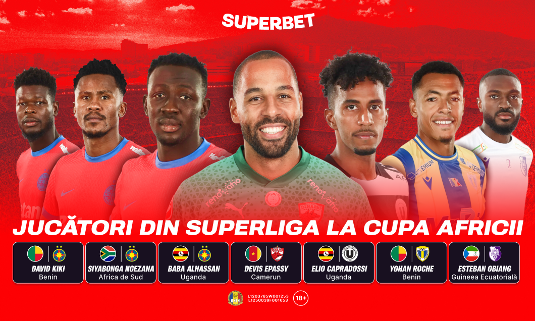 (P) Superliga pe scena Africii: cine sunt jucătorii convocați și singurul antrenor român de la turneu
