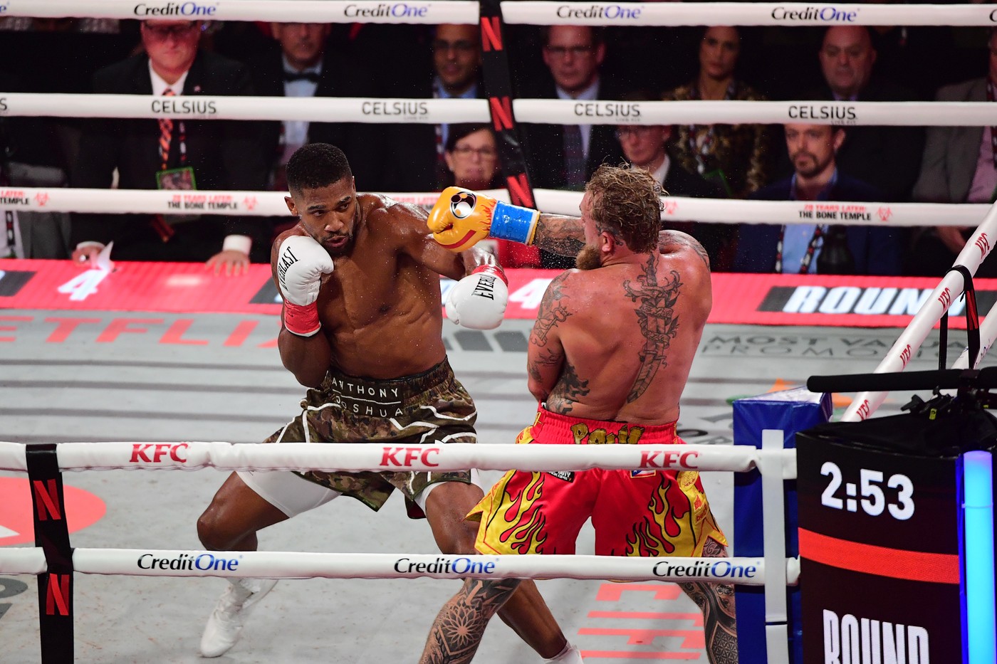"Dacă eşti cu adevărat rău, hai în ring!" Marea provocare lansată după meciul Anthony Joshua - Jake Paul
