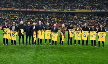 Fostii fotbalisti Gheorghe Hagi, Marin Dragnea, Ioan Andone, Romulus Gabor, Silviu Lung, fiul lui Costica Stefanescu, Il