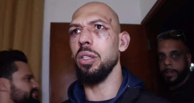 Prima reacție a lui Andrew Tate, după ce a fost bătut măr