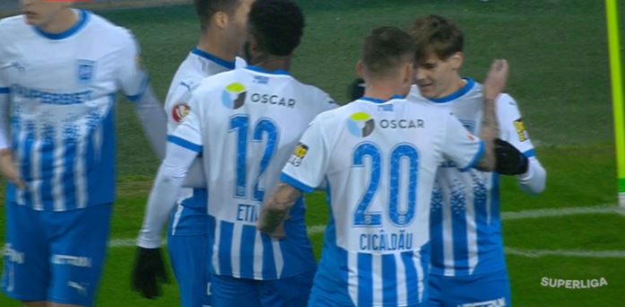 Universitatea Craiova - Csikszereda 1-0, ACUM, Digi Sport 1. GOOOL! Matei a deschis scorul!