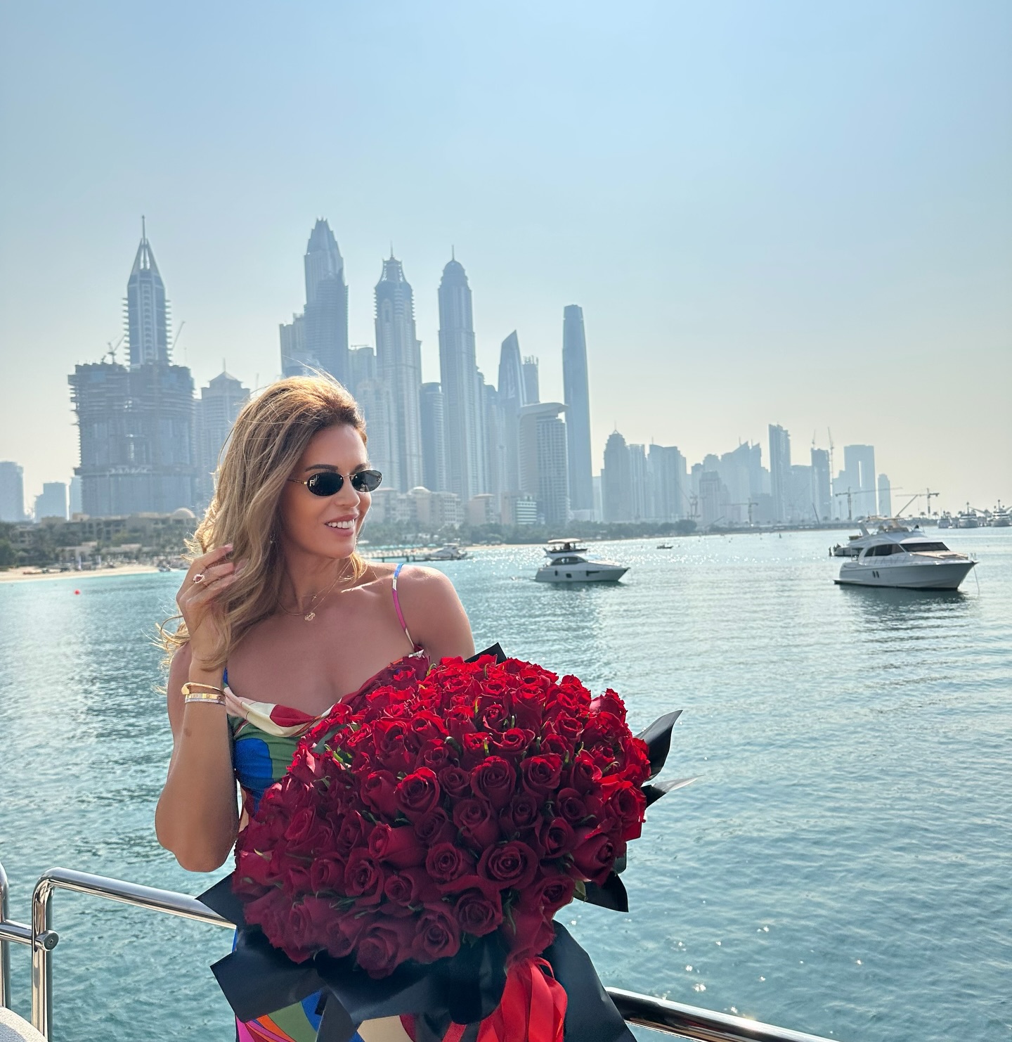 Soția lui Dan Petrescu și-a serbat ziua la Dubai: "Vă iubesc pe toți!" Raluca Zenga a reacționat imediat