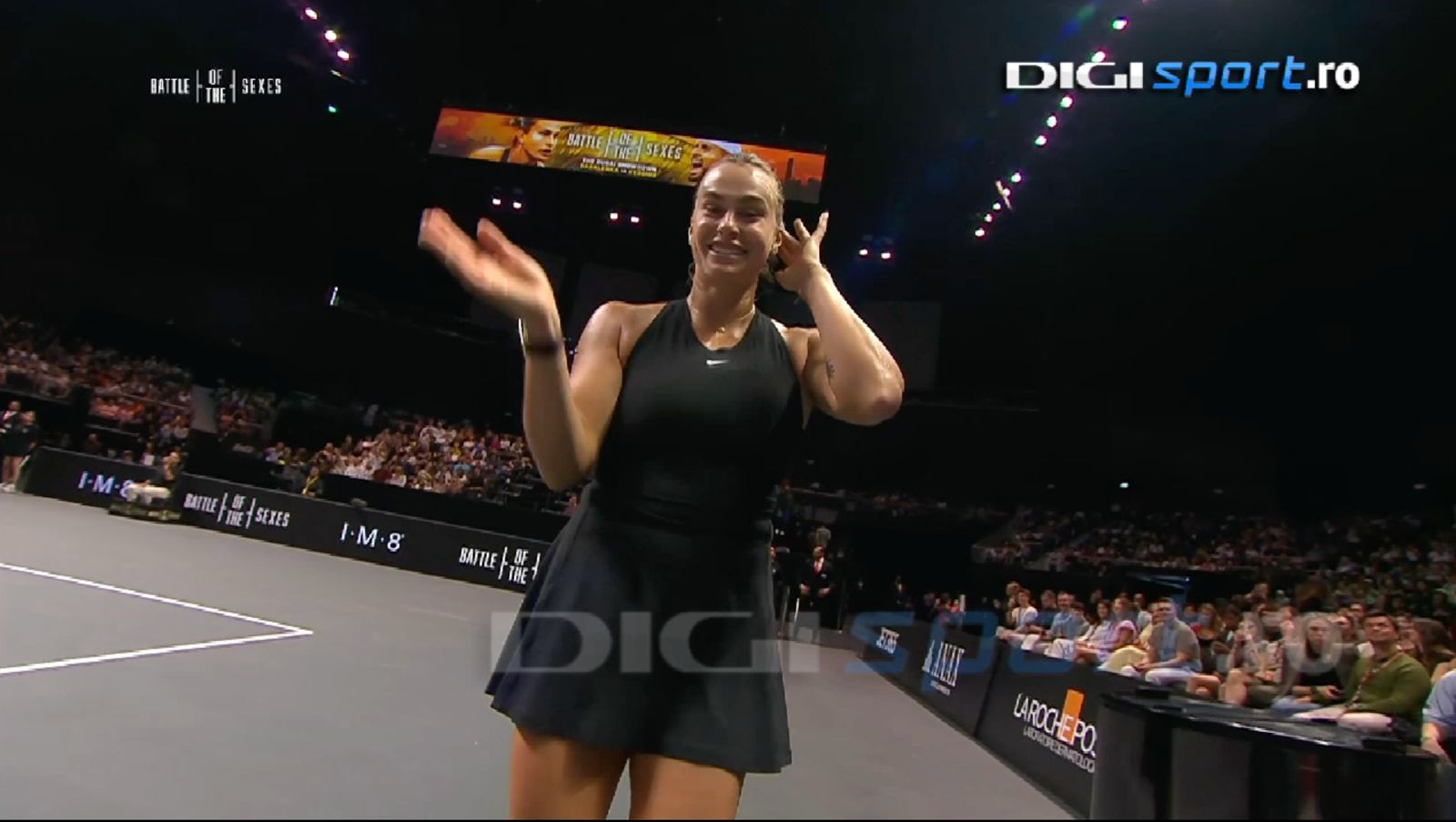 Imagine Stire Sabalenka a făcut show la ”Bătălia Sexelor”. A dansat în direct, în fața camerei TV, iar momentul s-a viralizat instant | 2review.ro