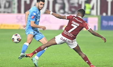 Diogo Miguel Costa Rodrigues in meciul de fotbal dintre Rapid Bucuresti si UTA Arad, din cadrul Superligii Superbet, des