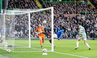 GLASGOW, SCOTLAND - JANUARY 03: William Hill Premiership match between Celtic and Rangers at Celtic Park Stadium, on January 03 2026, in Glasgow, Scotland. (Photo by Paul Byars / Alamy Live News)