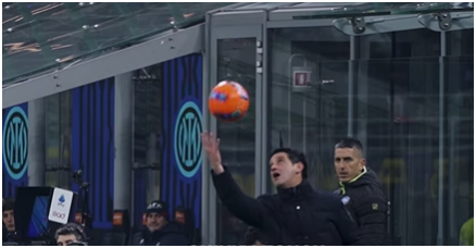 Au apărut imagini: Chivu, show la marginea terenului, la Inter - Bologna